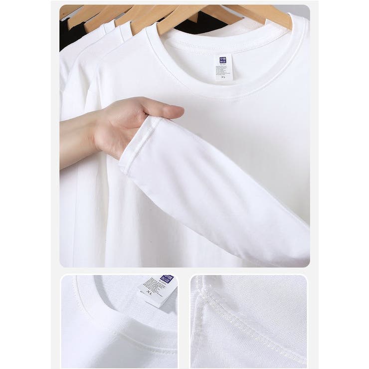 長袖Tシャツ 長袖カットソー メンズ | PlusNao | 詳細画像4 