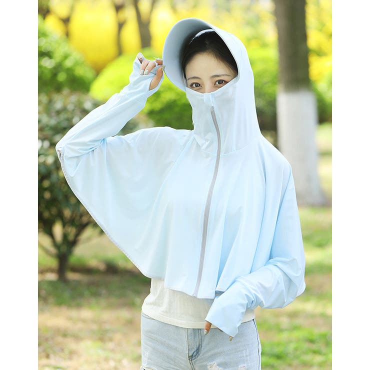 ラッシュガード フェイスガード サンバイザー | PlusNao | 詳細画像2 