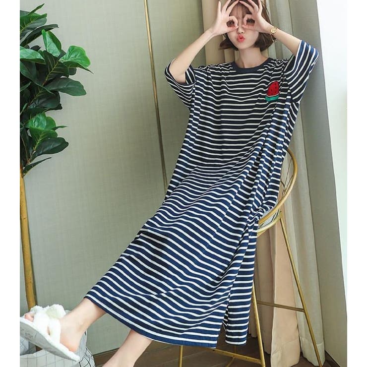 ルームウェア ワンピース Tシャツワンピース[品番：FQ000172546