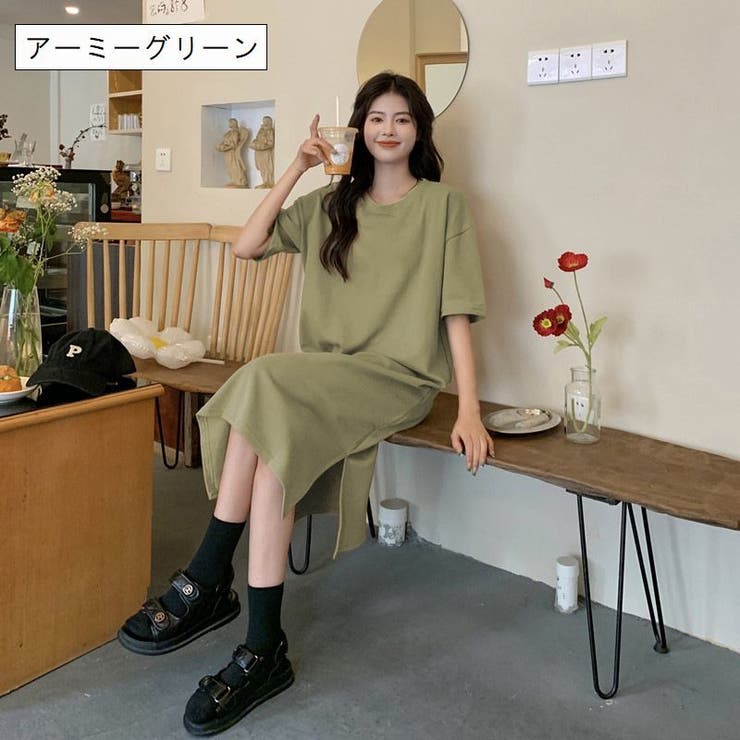 Tシャツワンピース 半袖 レディース | PlusNao | 詳細画像13 