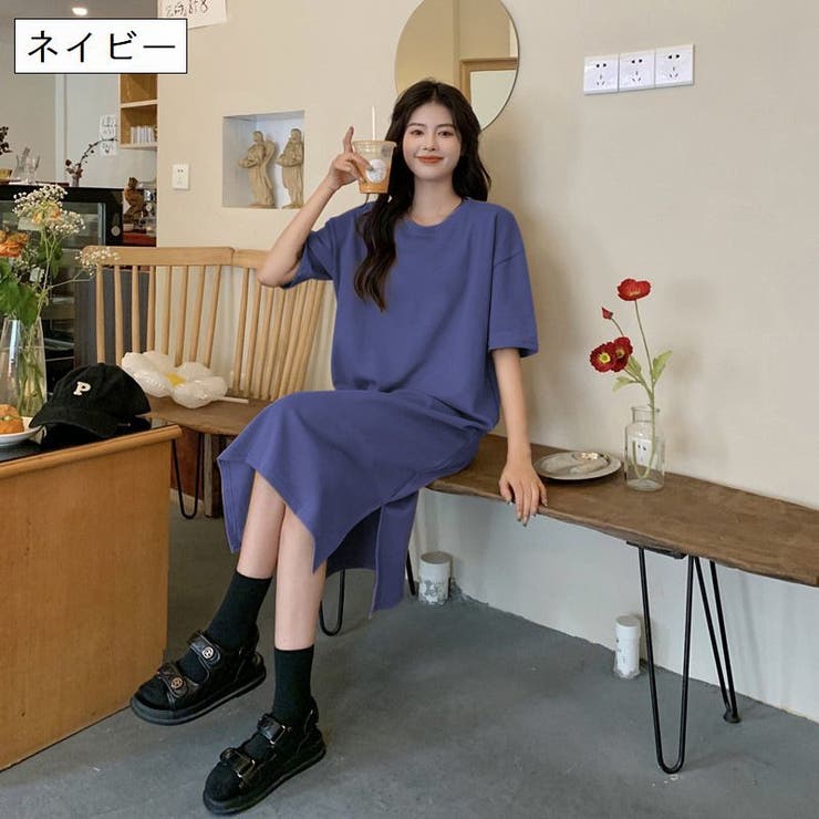 Tシャツワンピース 半袖 レディース | PlusNao | 詳細画像14 