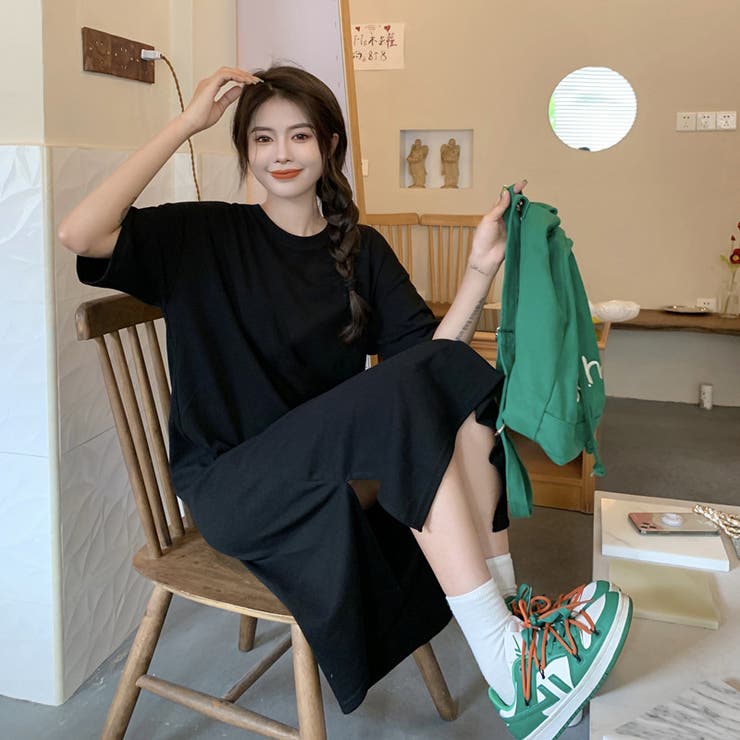 Tシャツワンピース 半袖 レディース | PlusNao | 詳細画像4 