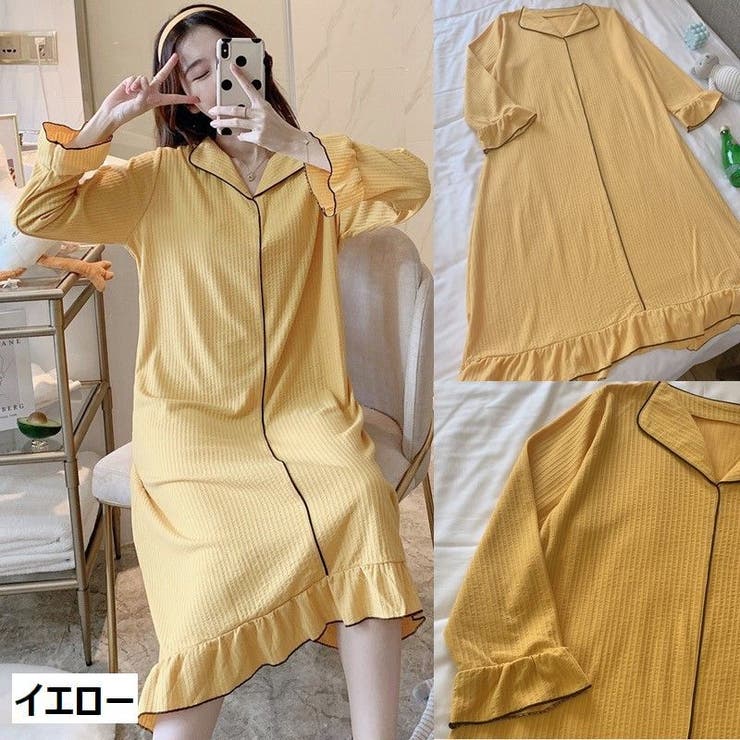 ルームウェア パジャマ ワンピース[品番：FQ000147629]｜PlusNao