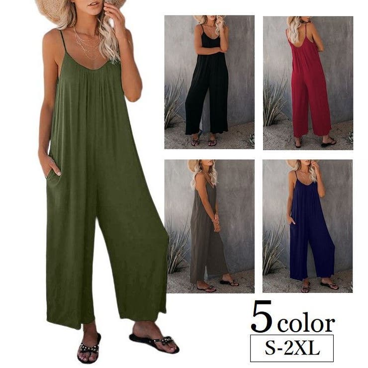 オールインワン ノースリーブ レディース | PlusNao | 詳細画像1 