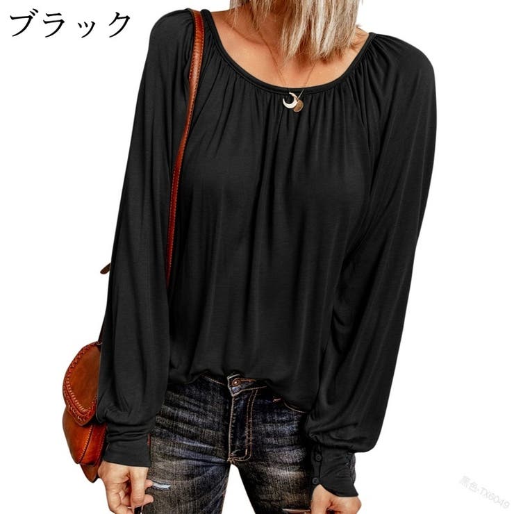 長袖カットソー ロングTシャツ レディース | PlusNao | 詳細画像2 