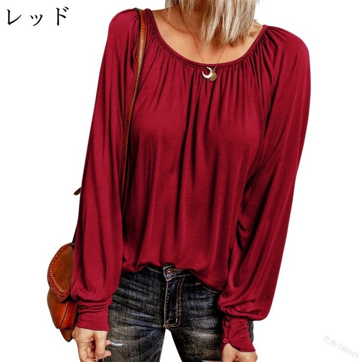 長袖カットソー ロングTシャツ レディース | PlusNao | 詳細画像5 