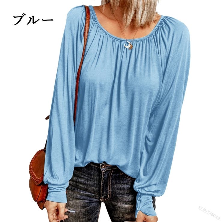 長袖カットソー ロングTシャツ レディース | PlusNao | 詳細画像9 