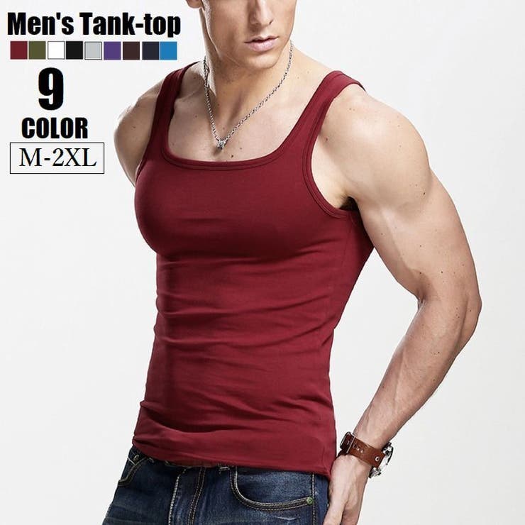 タンクトップ メンズ トップス | PlusNao | 詳細画像1 