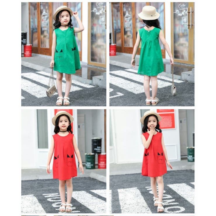 ワンピース ノースリーブ キッズ | PlusNao | 詳細画像2 