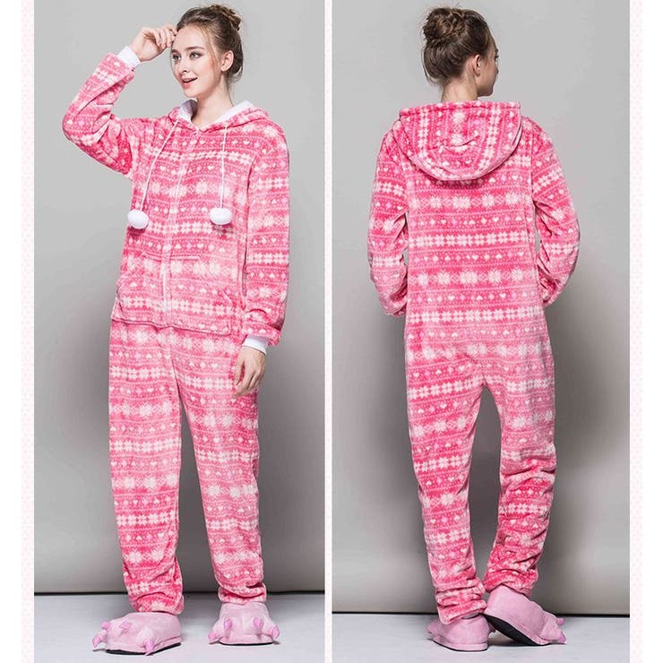 ルームウェア パジャマ つなぎ 品番 Fq Plusnao プラスナオ のレディース ファッション通販 Shoplist ショップリスト