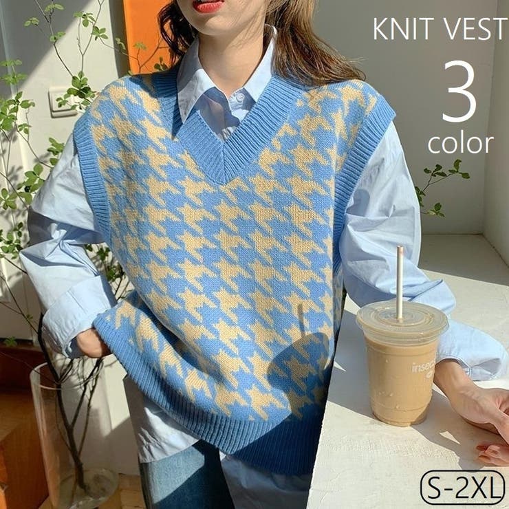 ベスト ニット ノースリーブ | PlusNao | 詳細画像1 