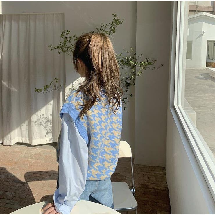 ベスト ニット ノースリーブ | PlusNao | 詳細画像7 