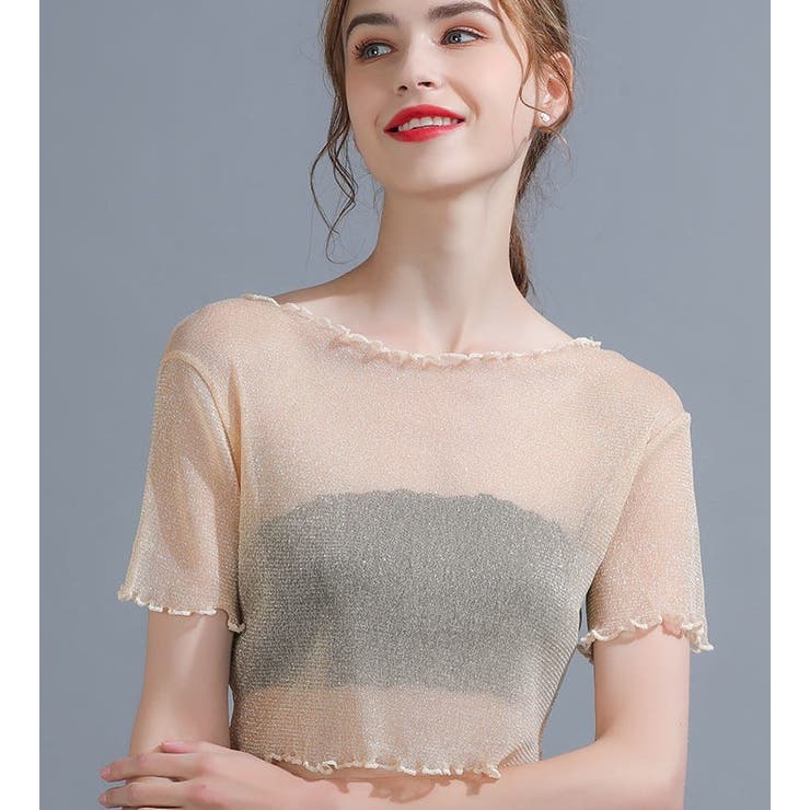 カットソー 半袖 五分袖 | PlusNao | 詳細画像6 