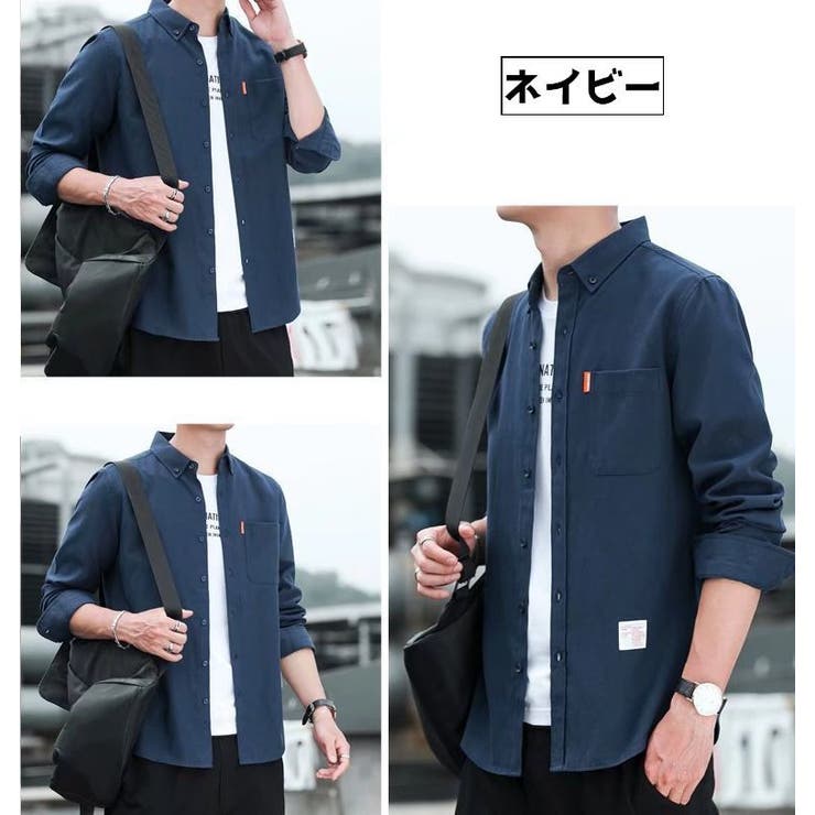 ボタンダウンシャツ カジュアルシャツ メンズ | PlusNao | 詳細画像10 