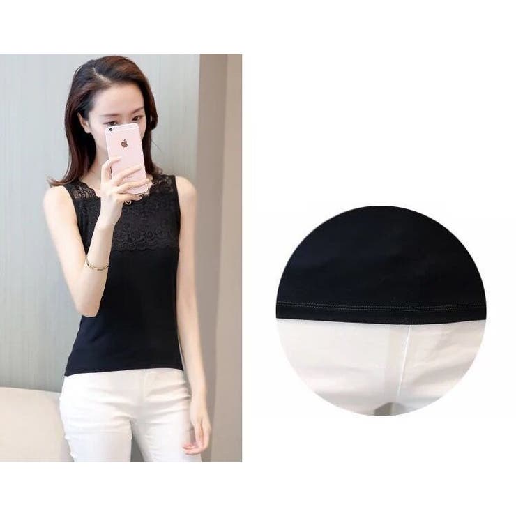 タンクトップ ノースリーブ レディース | PlusNao | 詳細画像10 