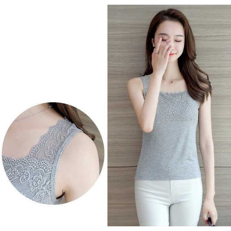 タンクトップ ノースリーブ レディース | PlusNao | 詳細画像5 