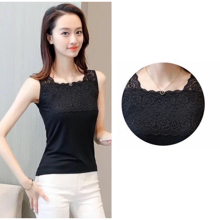 タンクトップ ノースリーブ レディース | PlusNao | 詳細画像8 