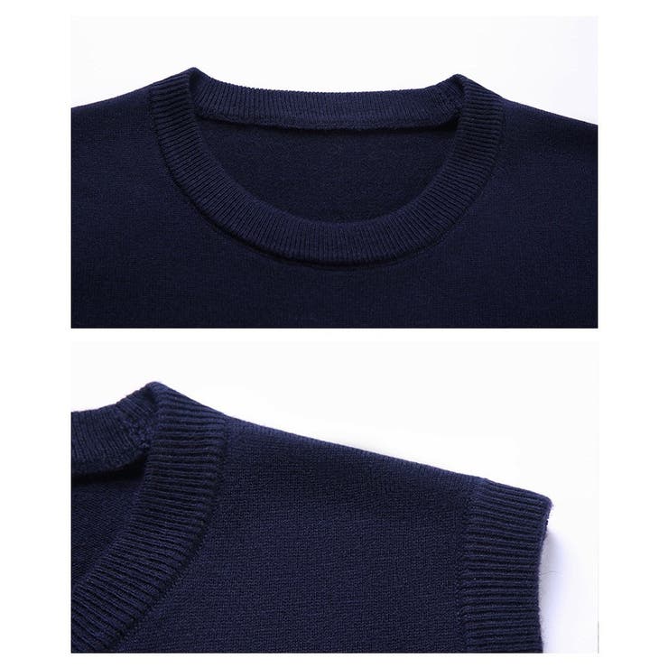 ニットベスト メンズ 男性 | PlusNao | 詳細画像12 