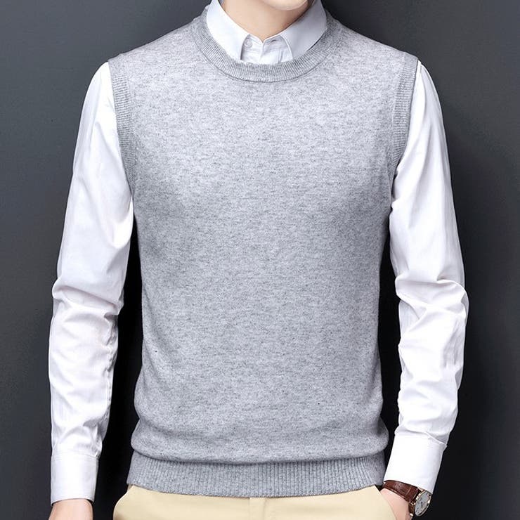 ニットベスト メンズ 男性 | PlusNao | 詳細画像5 