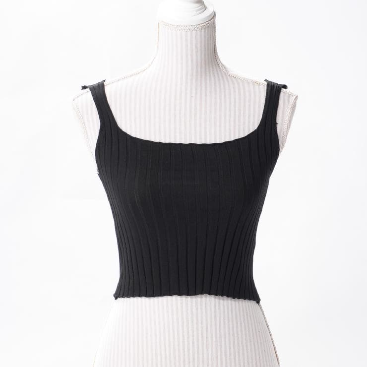 キャミソール ショート丈 リブニット | PlusNao | 詳細画像11 