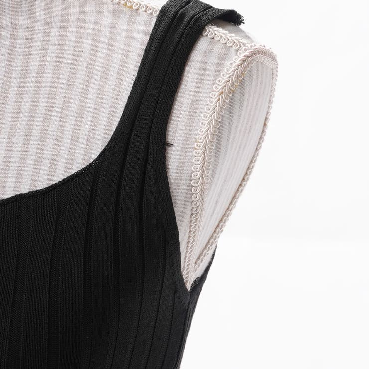 キャミソール ショート丈 リブニット | PlusNao | 詳細画像13 