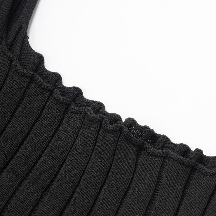 キャミソール ショート丈 リブニット | PlusNao | 詳細画像18 