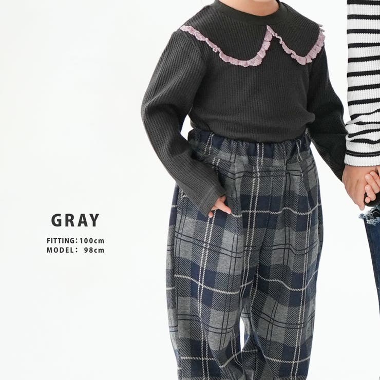 ワッフル飾り襟トップス | PlusNao | 詳細画像10 