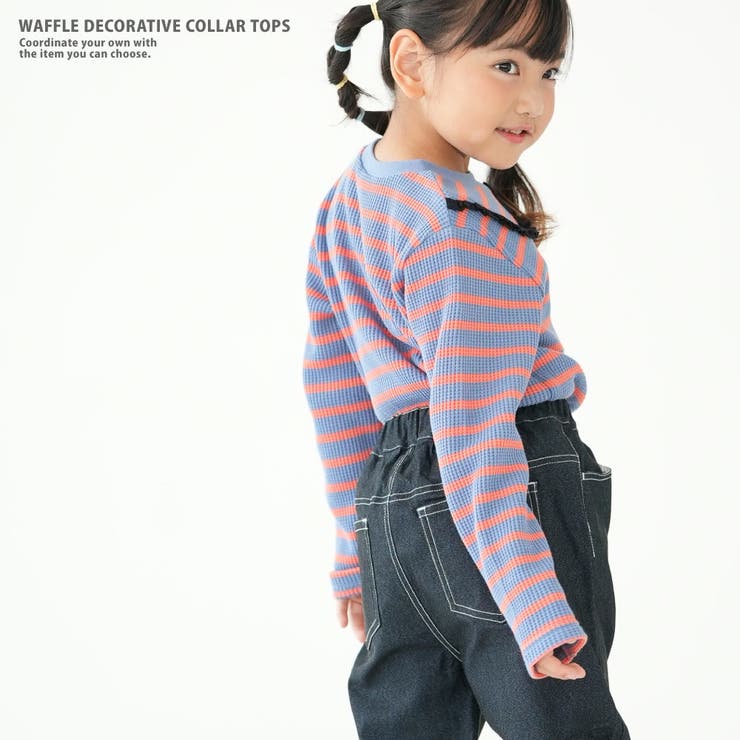 ワッフル飾り襟トップス | PlusNao | 詳細画像16 
