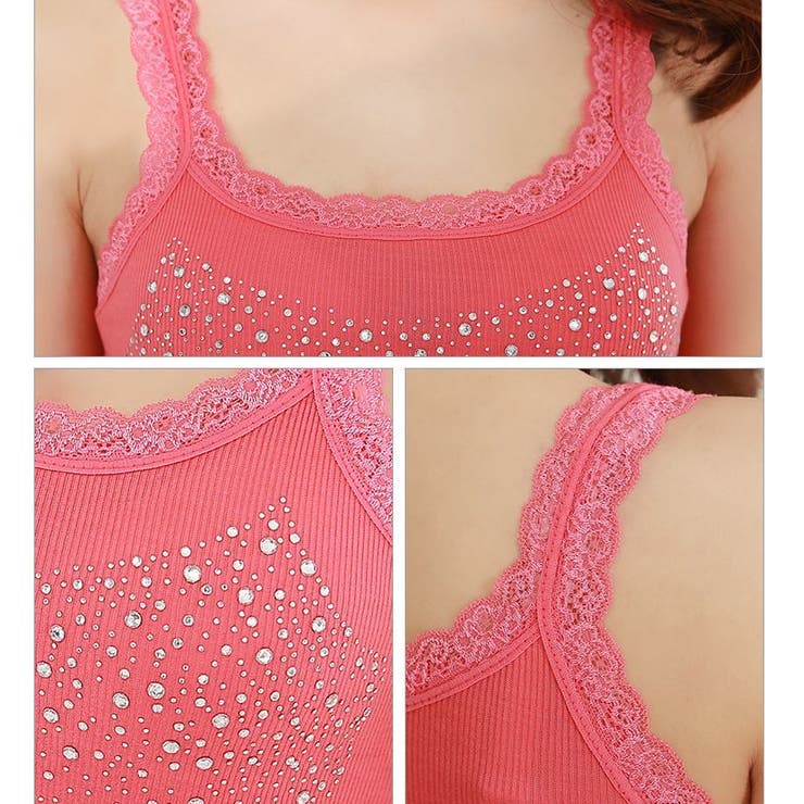 キャミソール トップス ノースリーブ | PlusNao | 詳細画像11 