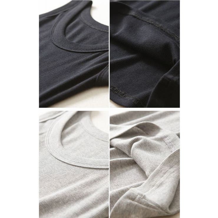 タンクトップ レディース リブ | PlusNao | 詳細画像18 