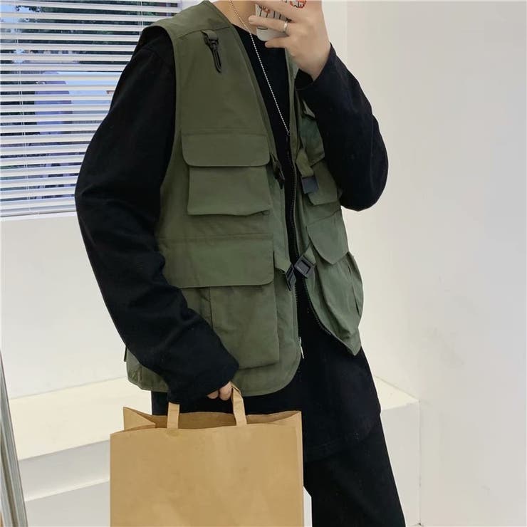 ベスト ノースリーブジャケット ワークウェア | PlusNao | 詳細画像10 