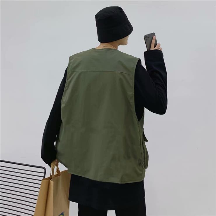 ベスト ノースリーブジャケット ワークウェア | PlusNao | 詳細画像12 