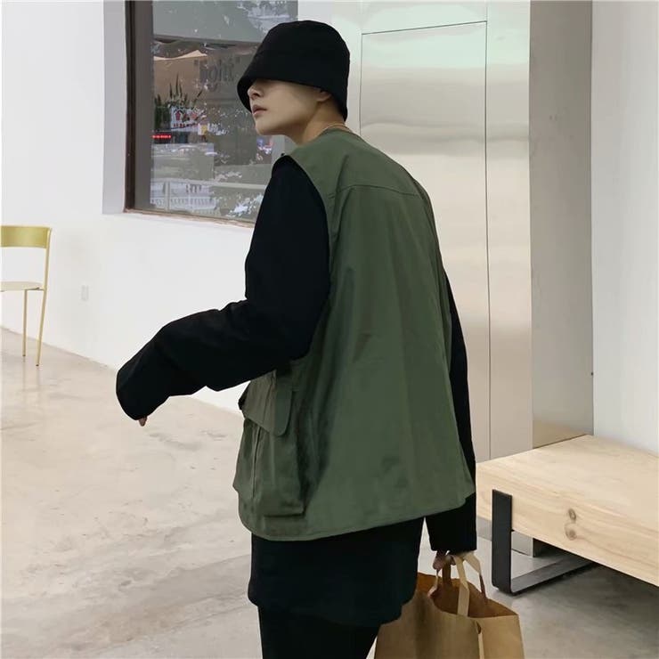 ベスト ノースリーブジャケット ワークウェア | PlusNao | 詳細画像13 