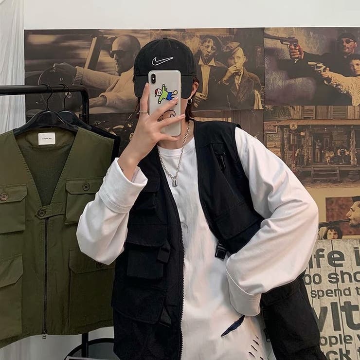 ベスト ノースリーブジャケット ワークウェア | PlusNao | 詳細画像4 