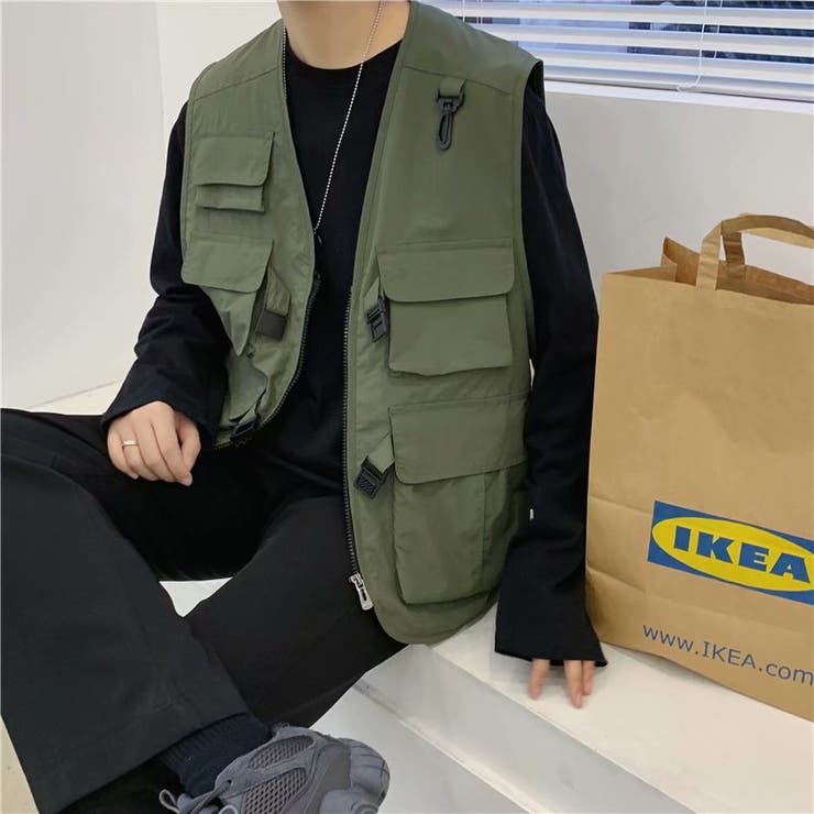 ベスト ノースリーブジャケット ワークウェア | PlusNao | 詳細画像9 