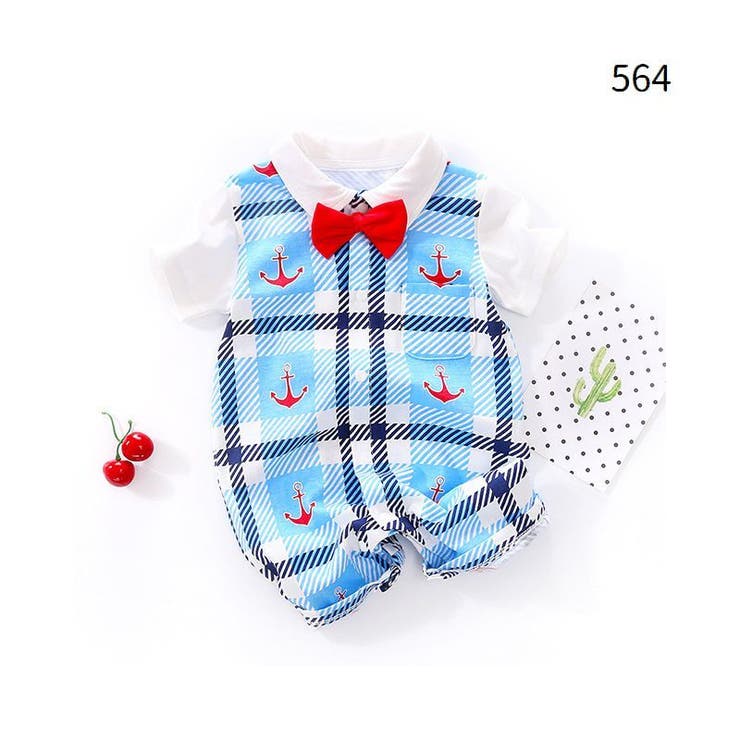 カバーオール ロンパース 半袖 | PlusNao | 詳細画像6 