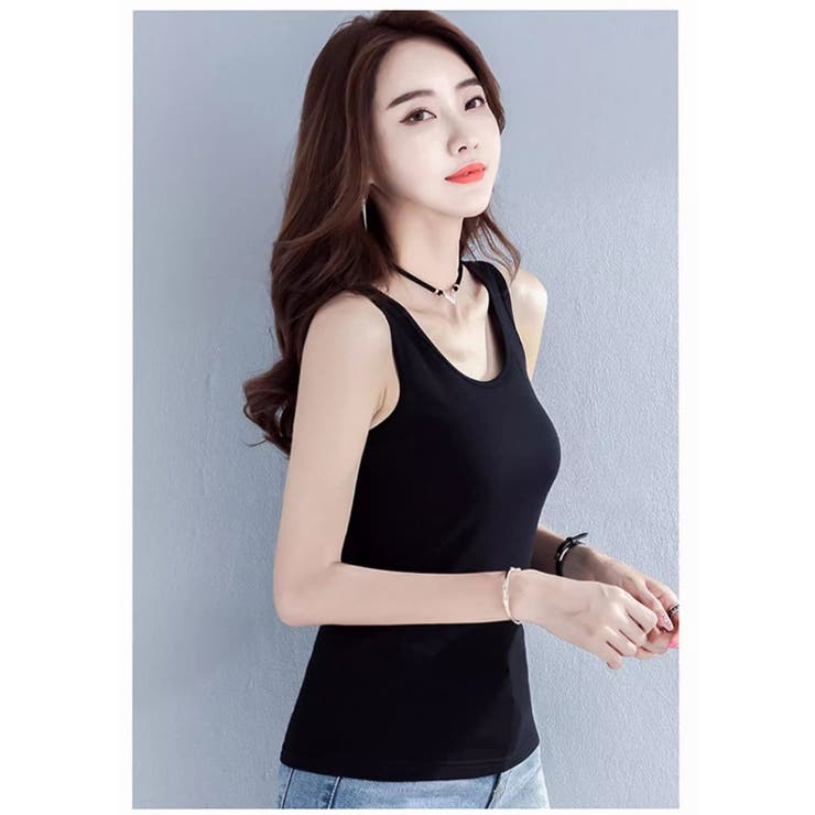 タンクトップ ノースリーブ レディース | PlusNao | 詳細画像2 