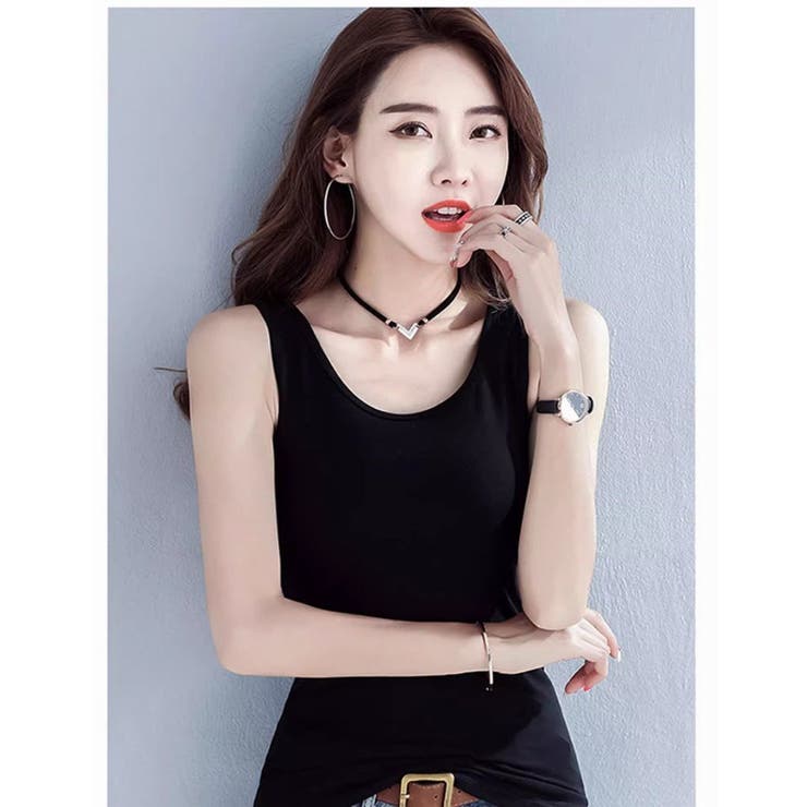 タンクトップ ノースリーブ レディース | PlusNao | 詳細画像3 