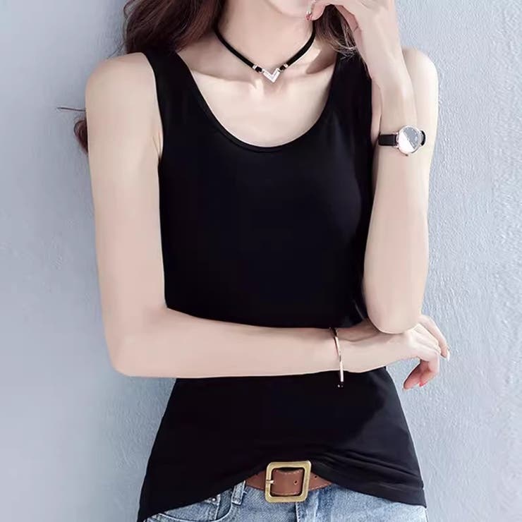 タンクトップ ノースリーブ レディース | PlusNao | 詳細画像4 