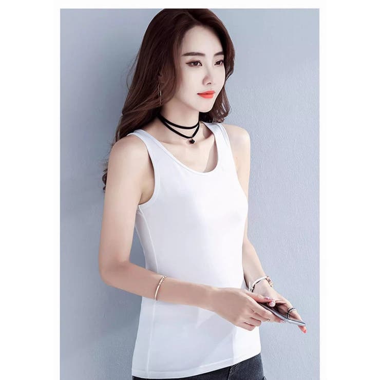 タンクトップ ノースリーブ レディース | PlusNao | 詳細画像5 