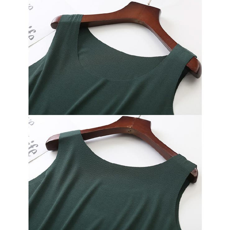 タンクトップ リブ レディース | PlusNao | 詳細画像11 