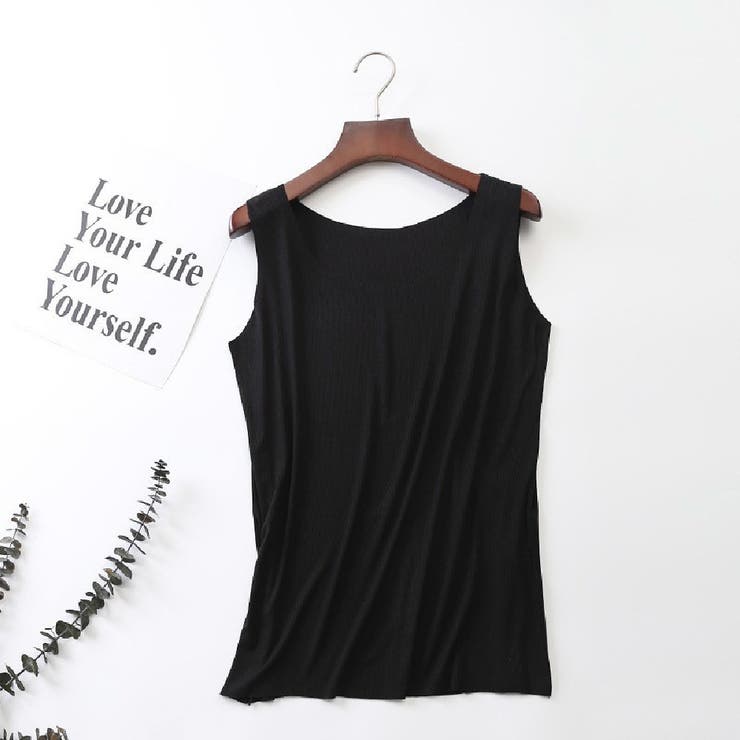 タンクトップ リブ レディース | PlusNao | 詳細画像6 