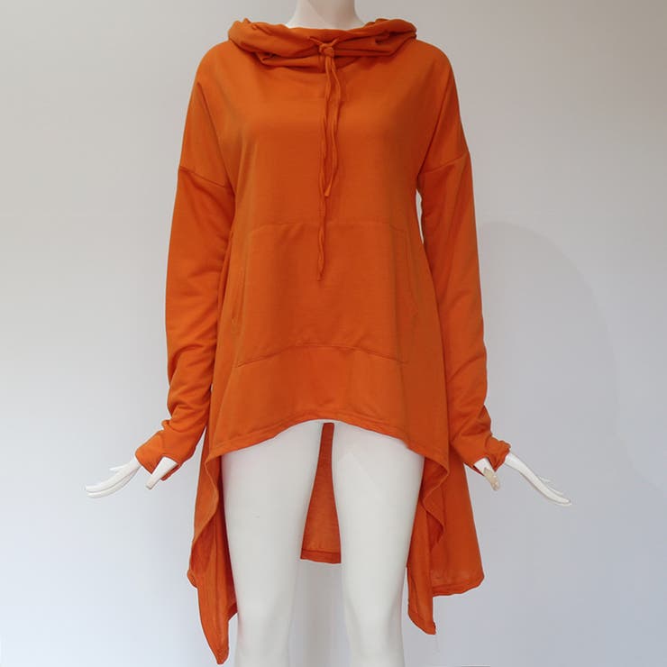 ポンチョ風パーカー パーカー風ポンチョ 長袖 | PlusNao | 詳細画像14 