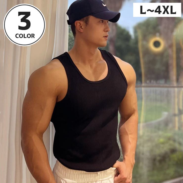 タンクトップ メンズ 男性 | PlusNao | 詳細画像1 
