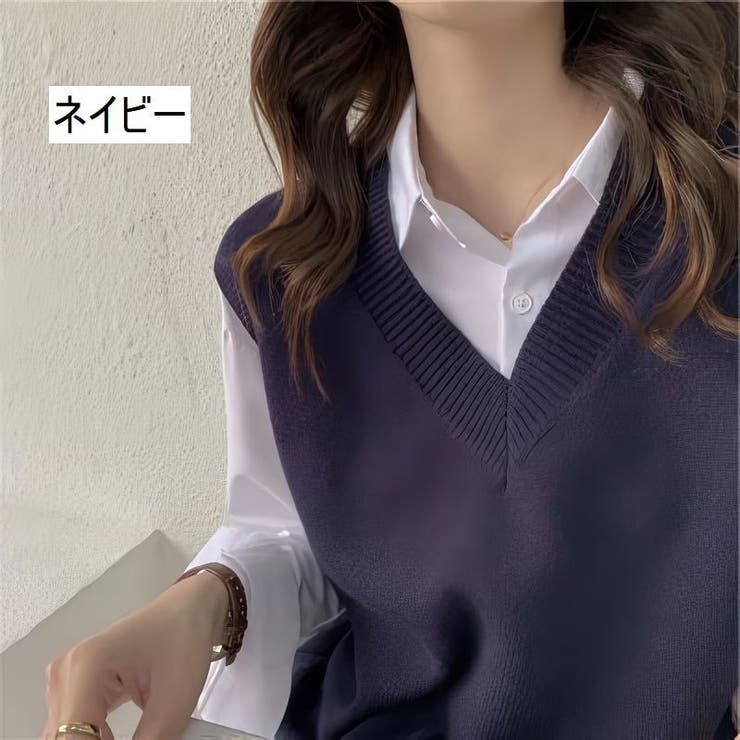 ニットベスト レディース 女性 | PlusNao | 詳細画像10 