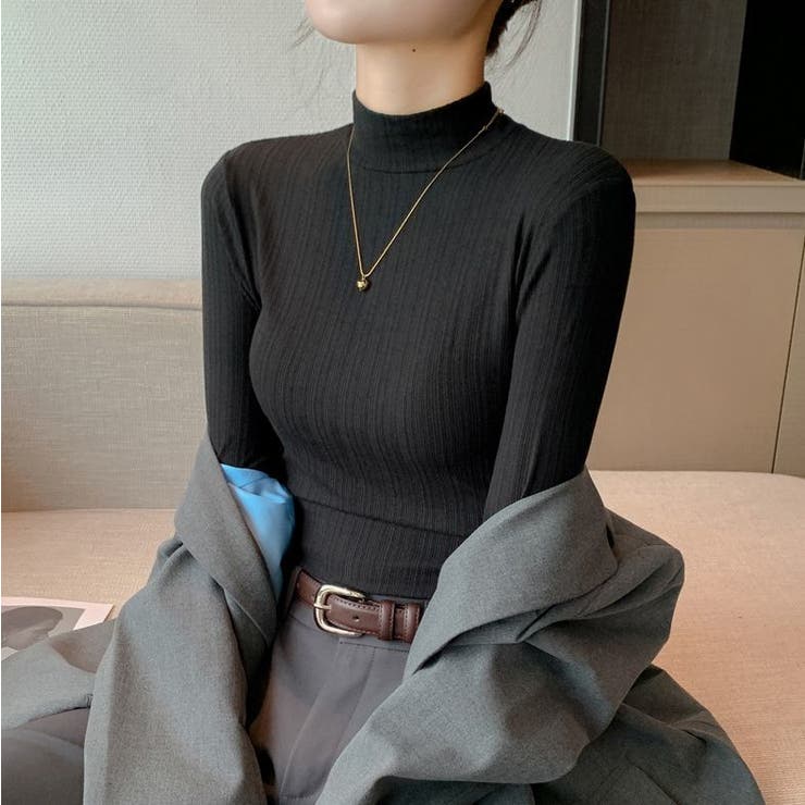 カットソー タートルネック レディース | PlusNao | 詳細画像3 