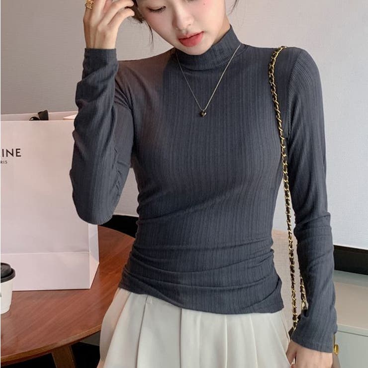 カットソー タートルネック レディース | PlusNao | 詳細画像4 