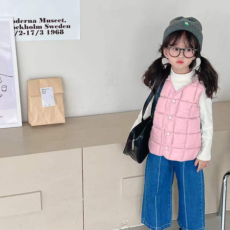 中綿ベスト ダウン風ベスト キッズ | PlusNao | 詳細画像12 