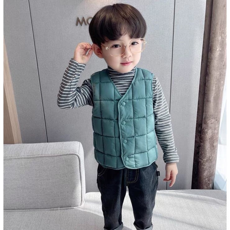 中綿ベスト ダウン風ベスト キッズ | PlusNao | 詳細画像5 