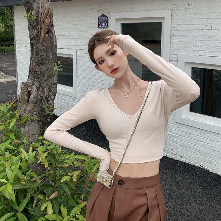 カットソー 長袖 ショート丈 | PlusNao | 詳細画像10 